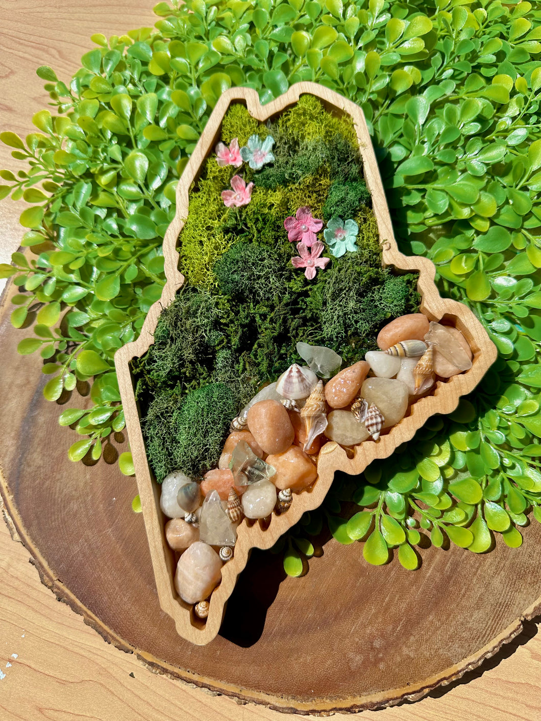 Moss and Stone Maine Wall Hanging