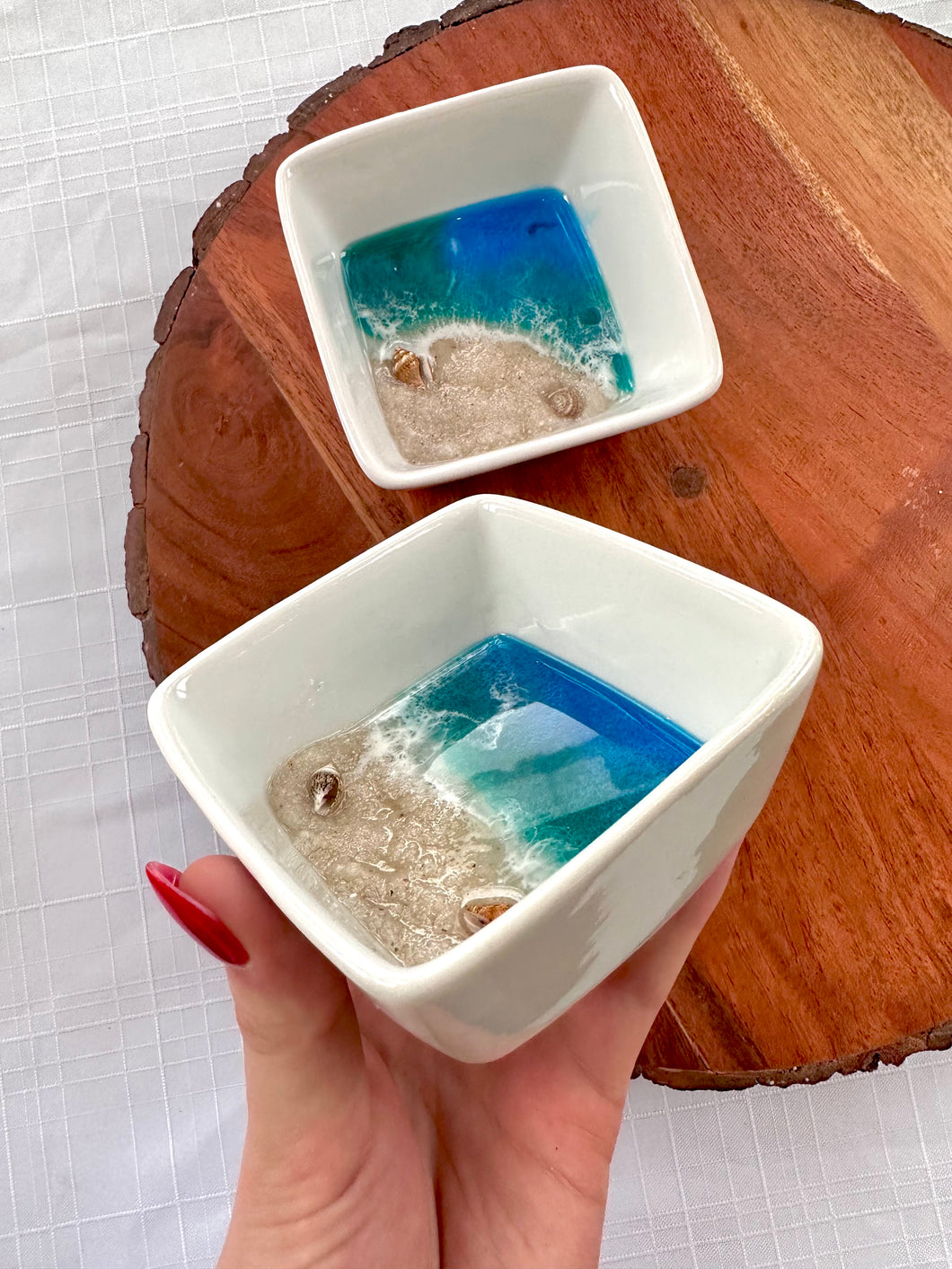 Ceramic Ocean Trinket Dish